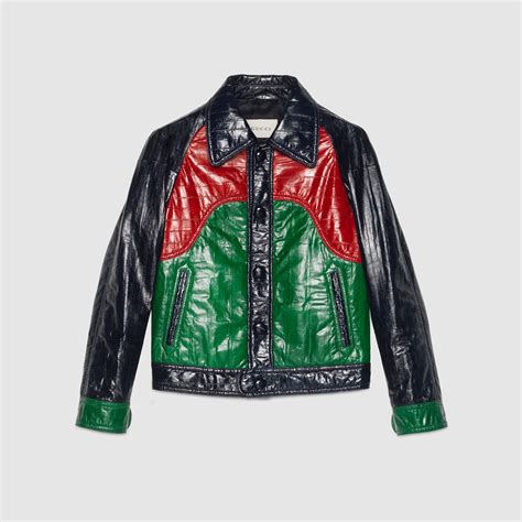 gucci jacket red and green